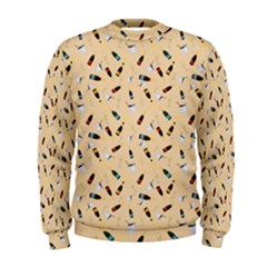 Festive Champagne Men s Sweatshirt by SychEva