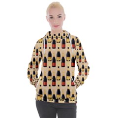 Champagne For The Holiday Women s Hooded Pullover by SychEva