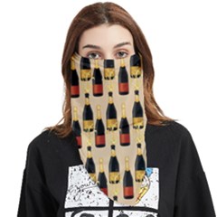 Champagne For The Holiday Face Covering Bandana (triangle) by SychEva