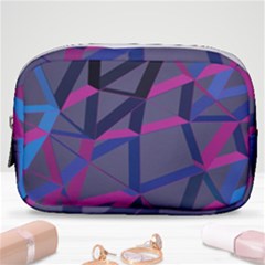 3d Lovely Geo Lines Make Up Pouch (small) by Uniqued