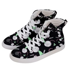 Digital Illusion Men s Hi-top Skate Sneakers