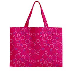 Circle Zipper Mini Tote Bag by SychEva