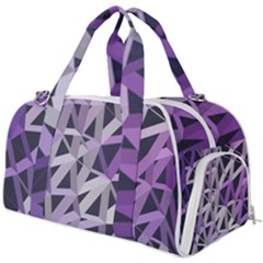 3d Lovely Geo Lines  Iv Burner Gym Duffel Bag by Uniqued