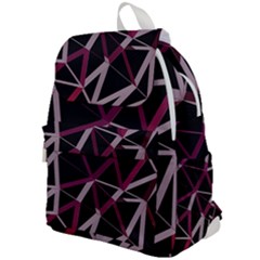 3d Lovely Geo Lines Iii Top Flap Backpack by Uniqued