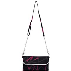 3d Lovely Geo Lines Viii Mini Crossbody Handbag by Uniqued