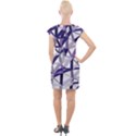 3D Lovely GEO Lines X Cap Sleeve Bodycon Dress View2