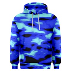 Blue Waves Abstract Series No11 Men s Overhead Hoodie by DimitriosArt