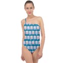 Gift Boxes Classic One Shoulder Swimsuit View1