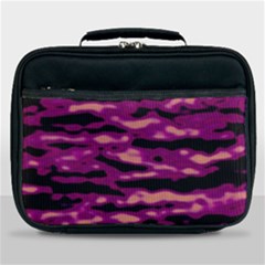 Velvet  Waves Abstract Series No1 Lunch Bag by DimitriosArt