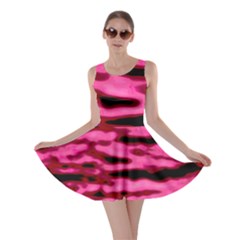 Rose  Waves Abstract Series No2 Skater Dress by DimitriosArt