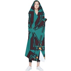 Abstract Geometric Design    Wearable Blanket by Eskimos