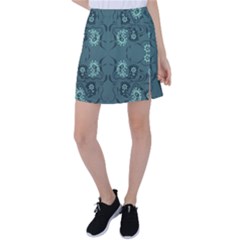 Floral Pattern Paisley Style Paisley Print   Tennis Skirt by Eskimos