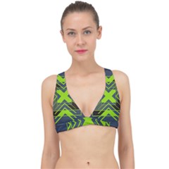 Abstract Geometric Design    Classic Banded Bikini Top by Eskimos