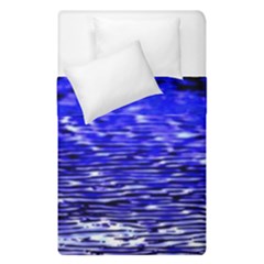 Blue Waves Flow Series 1 Duvet Cover Double Side (single Size) by DimitriosArt