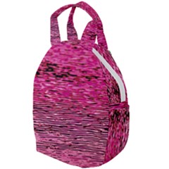 Pink  Waves Flow Series 1 Travel Backpacks by DimitriosArt