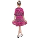 Pink  Waves Flow Series 1 Kids  All Frills Chiffon Dress View2