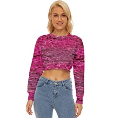 Pink  Waves Flow Series 1 Lightweight Long Sleeve Sweatshirt