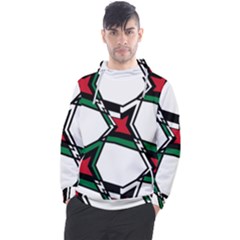 Abstract Pattern Geometric Backgrounds   Men s Pullover Hoodie by Eskimos