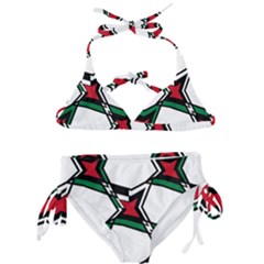 Abstract Pattern Geometric Backgrounds   Kids  Classic Bikini Set by Eskimos