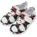 Abstract pattern geometric backgrounds   Kids  Velcro Strap Shoes View2
