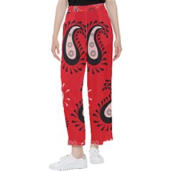 Floral Pattern Paisley Style Paisley Print   Women s Pants  by Eskimos