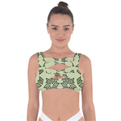 Abstract Pattern Geometric Backgrounds   Bandaged Up Bikini Top by Eskimos