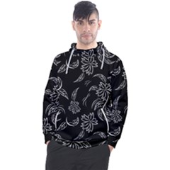 Folk Flowers Print Floral Pattern Ethnic Art Men s Pullover Hoodie by Eskimos