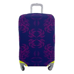 Floral Folk Damask Pattern Fantasy Flowers  Luggage Cover (small)