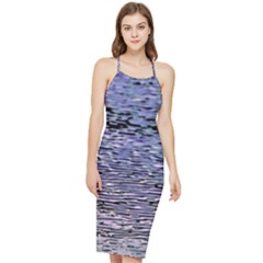 Silver Waves Flow Series 2 Bodycon Cross Back Summer Dress by DimitriosArt