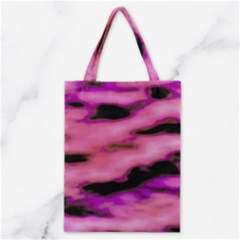 Pink  Waves Flow Series 2 Classic Tote Bag by DimitriosArt