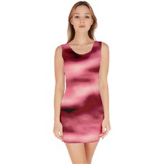 Pink  Waves Flow Series 5 Bodycon Dress by DimitriosArt