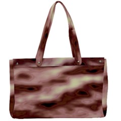 Pink  Waves Flow Series 7 Canvas Work Bag by DimitriosArt