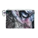 Watercolor Girl Canvas Cosmetic Bag (Large) View1