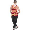 Red Waves Flow Series 4 Men s Sleeveless Hoodie View2