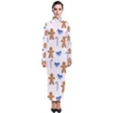 Gingerbread Man And Candy Turtleneck Maxi Dress View1