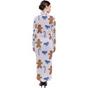 Gingerbread Man And Candy Turtleneck Maxi Dress View2