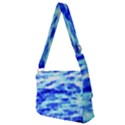 Blue Waves Flow Series 5 Full Print Messenger Bag (M) View2