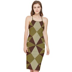 Abstract Pattern Geometric Backgrounds   Bodycon Cross Back Summer Dress by Eskimos