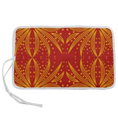 Abstract Pattern Geometric Backgrounds   Pen Storage Case (m) by Eskimos