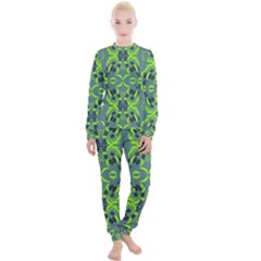 Floral Folk Damask Pattern  Women s Lounge Set by Eskimos