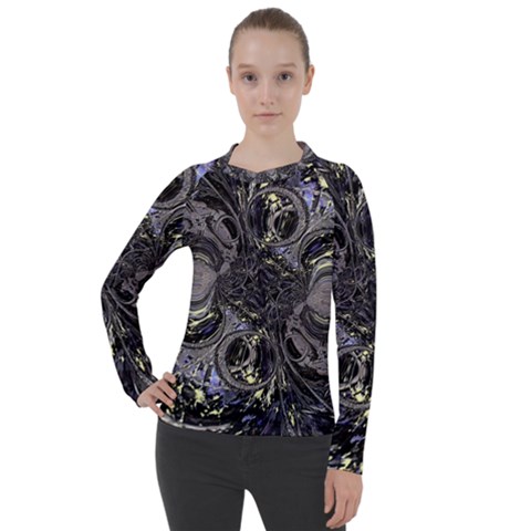 The Pollinator Women s Pique Long Sleeve Tee by MRNStudios