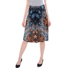 Fractal Midi Beach Skirt