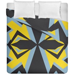 Abstract Pattern Geometric Backgrounds   Duvet Cover Double Side (california King Size) by Eskimos