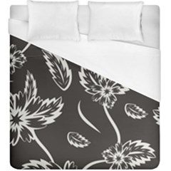 Folk Flowers Print Floral Pattern Ethnic Art Duvet Cover (king Size) by Eskimos