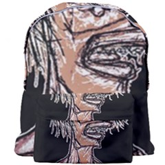 Sketchy Style Drawing Zombie Woman Giant Full Print Backpack by dflcprintsclothing