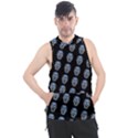 Skulls, Demonic Skull pattern, Frida Kahlo stylised Men s Sleeveless Hoodie View1