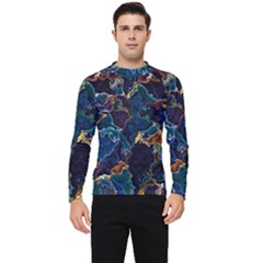 Oil Slick Men s Long Sleeve Rash Guard by MRNStudios