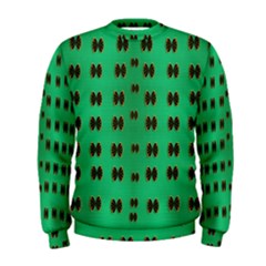 Butterflies In Fresh Green Environment Men s Sweatshirt by pepitasart