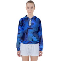 Peony In Blue Women s Tie Up Sweat by LavishWithLove