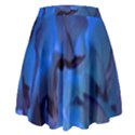 Peony in Blue High Waist Skirt View2